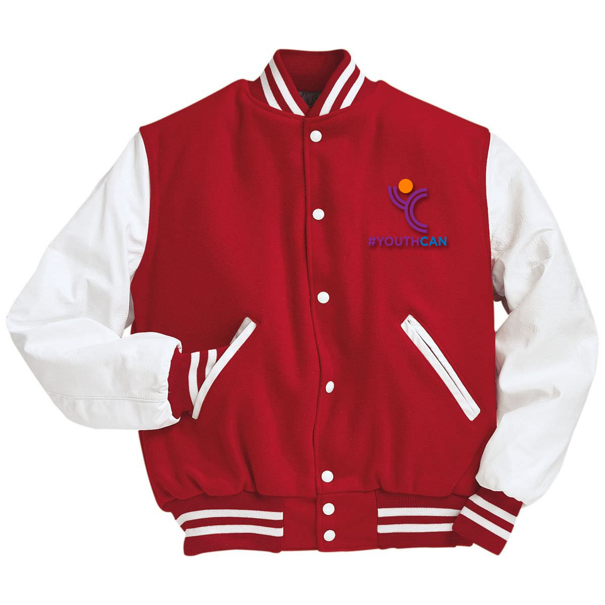 Red on sale college jacket